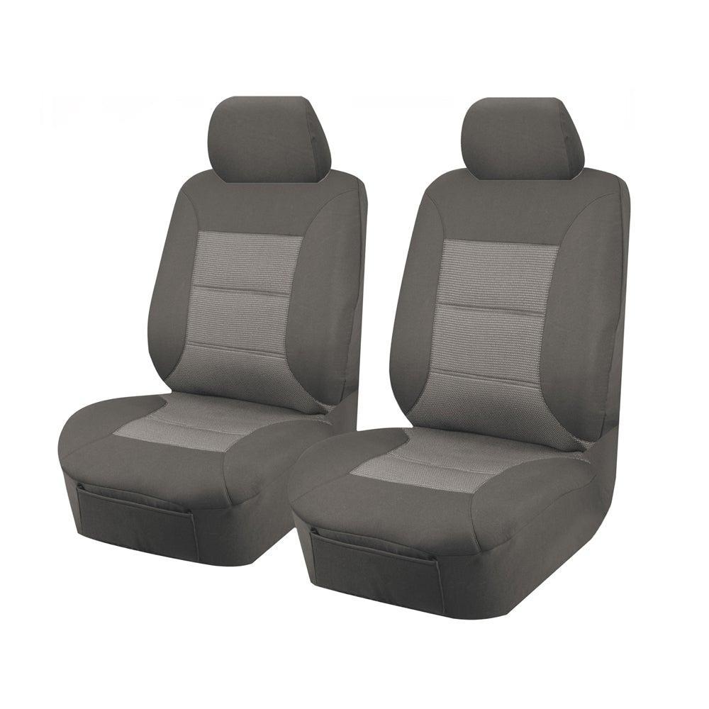 Seat Covers For Toyota Hiace Van Slwb 02-2019 On Premium Grey