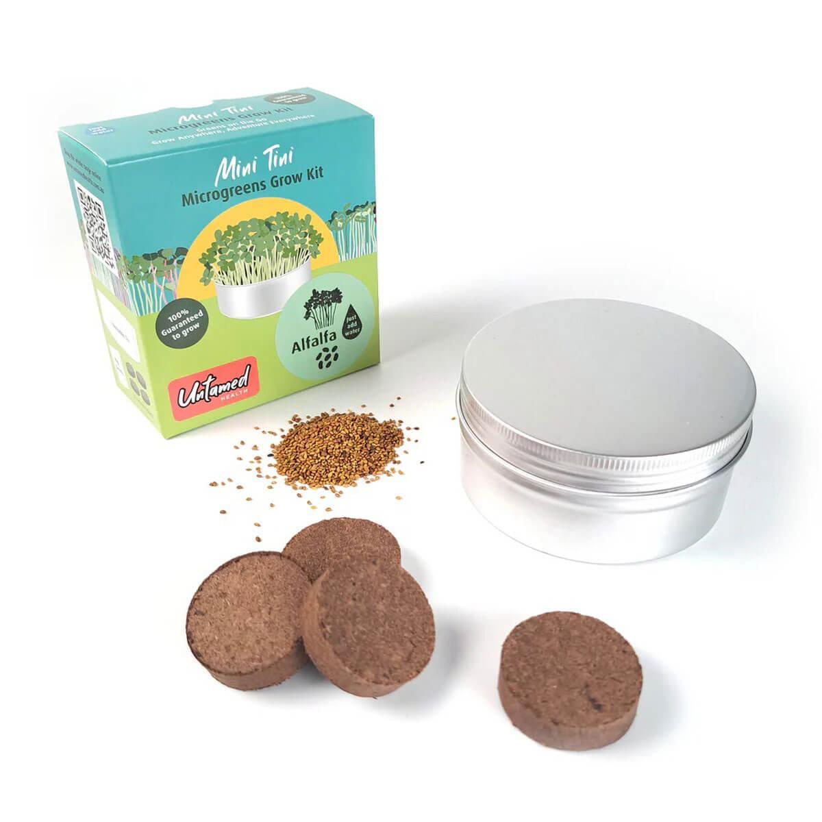Mini Tini Microgreens Kit - Alfalfa - Untamed Health