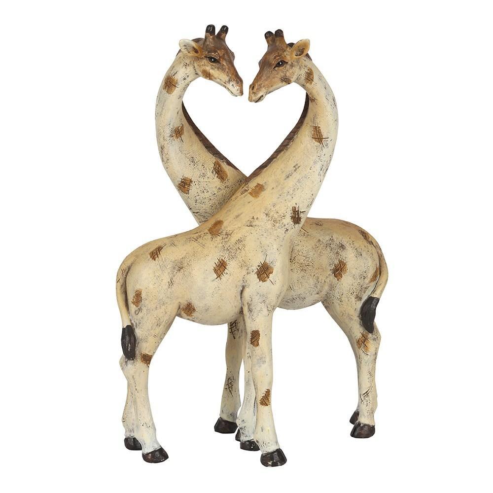 Something Different My Other Half Giraffe Couple Ornament (Cream/Brown) (One Size)