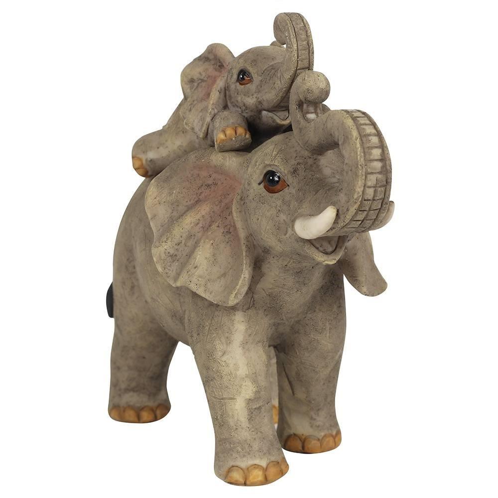 Something Different Animal Families Elephant Ornament (Grey) (One Size)