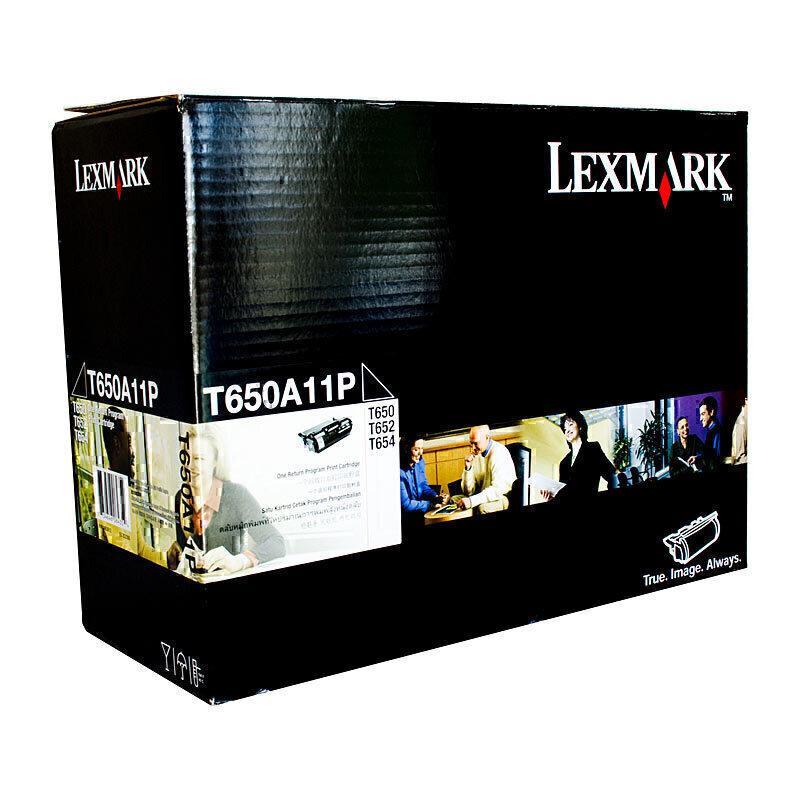 Lexmark T650A11P Black Prebate Ink Toner Cartridge