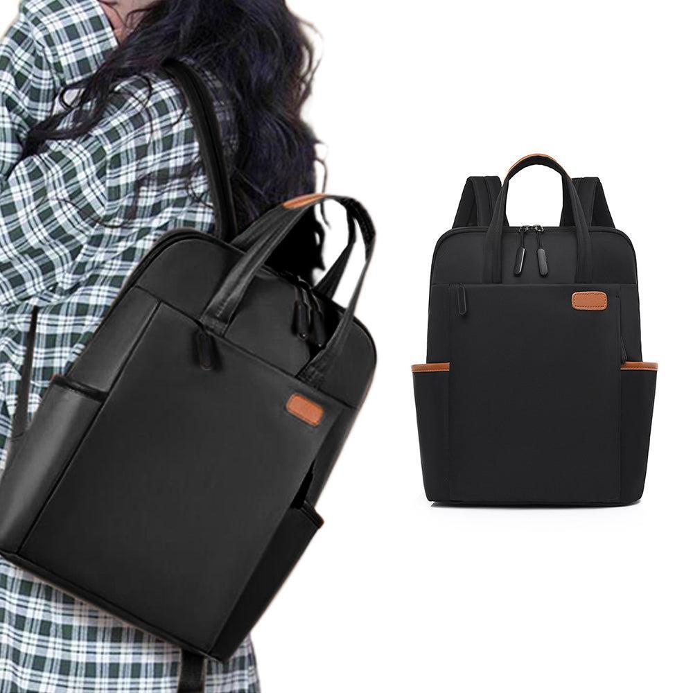 Travel Laptop Backpack Casual Rucksack Shoulder Bag for Work School Black