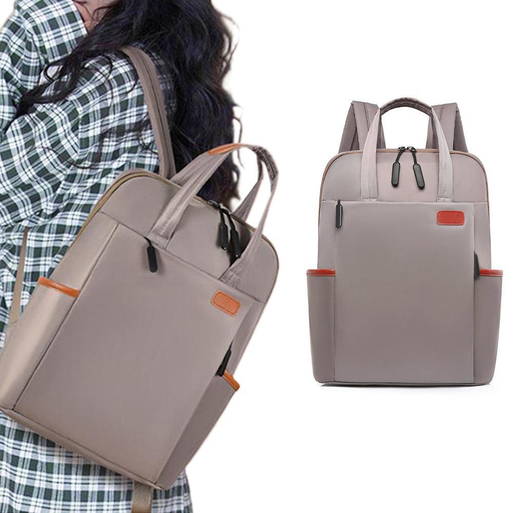 Travel Laptop Backpack Casual Rucksack Shoulder Bag for Work School Khaki
