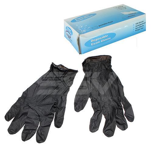 DNA WLG002BS Nitrile Gloves Black Small - 100 Pack