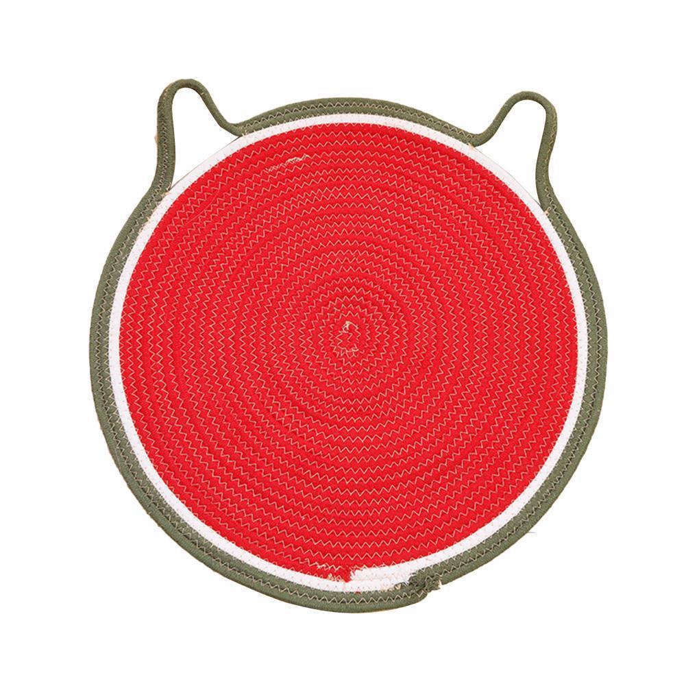 50Cm Round Cotton Flax Cat Scratcher Pet Supplies Furniture & Scratchers