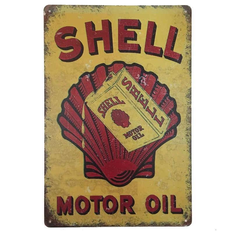 Shell Motor Oil Sign 30x20cm
