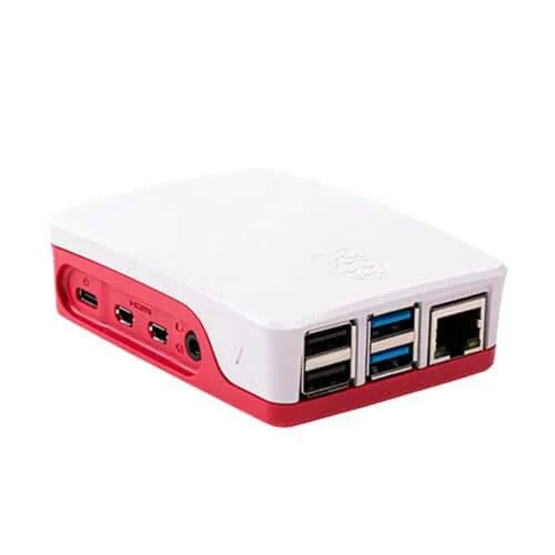 Official Raspberry Pi Case (Red and White) - 4B
