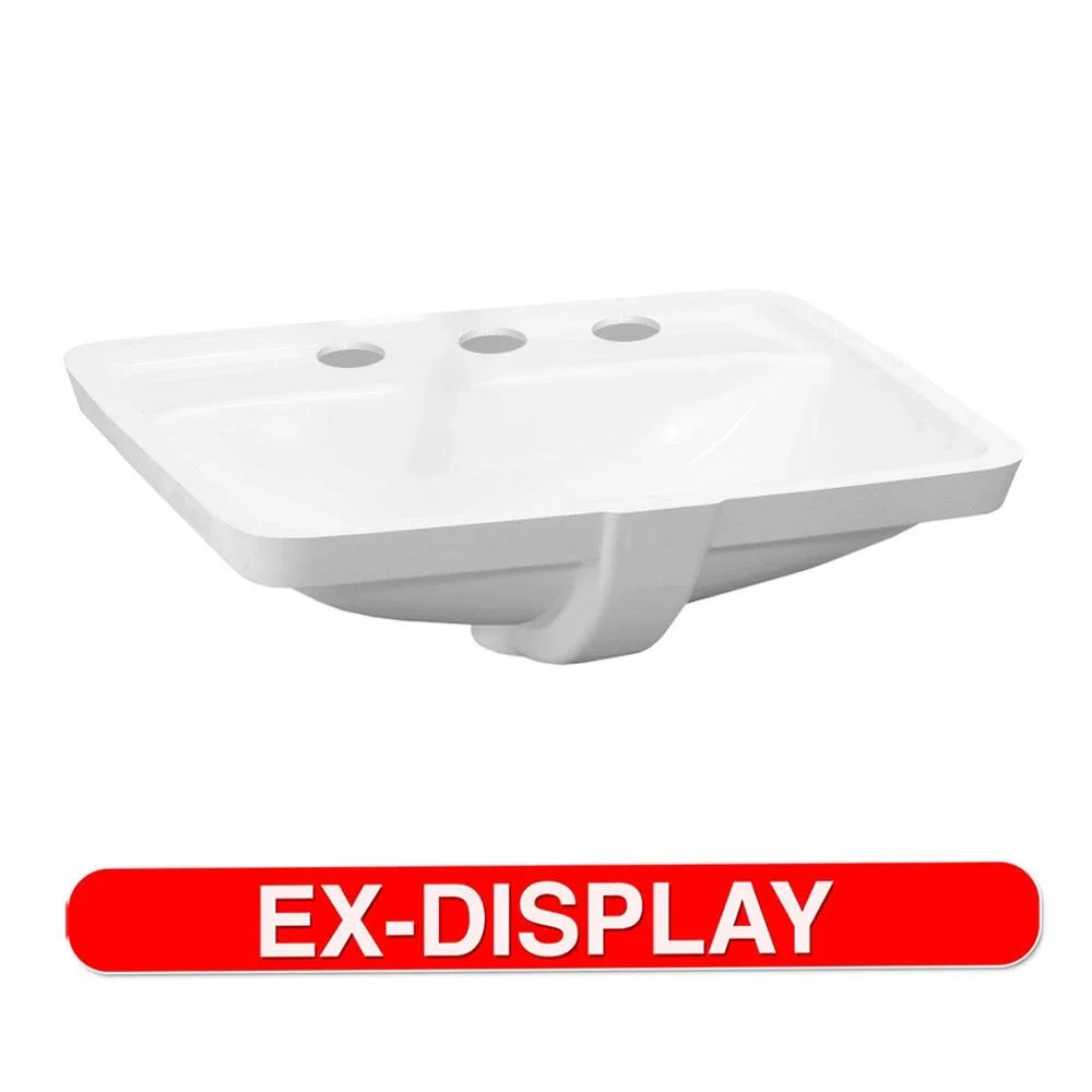 Laufen Pro 811966 Bathroom Ceramic Under-Counter Mounted Wash-Basin Gloss White