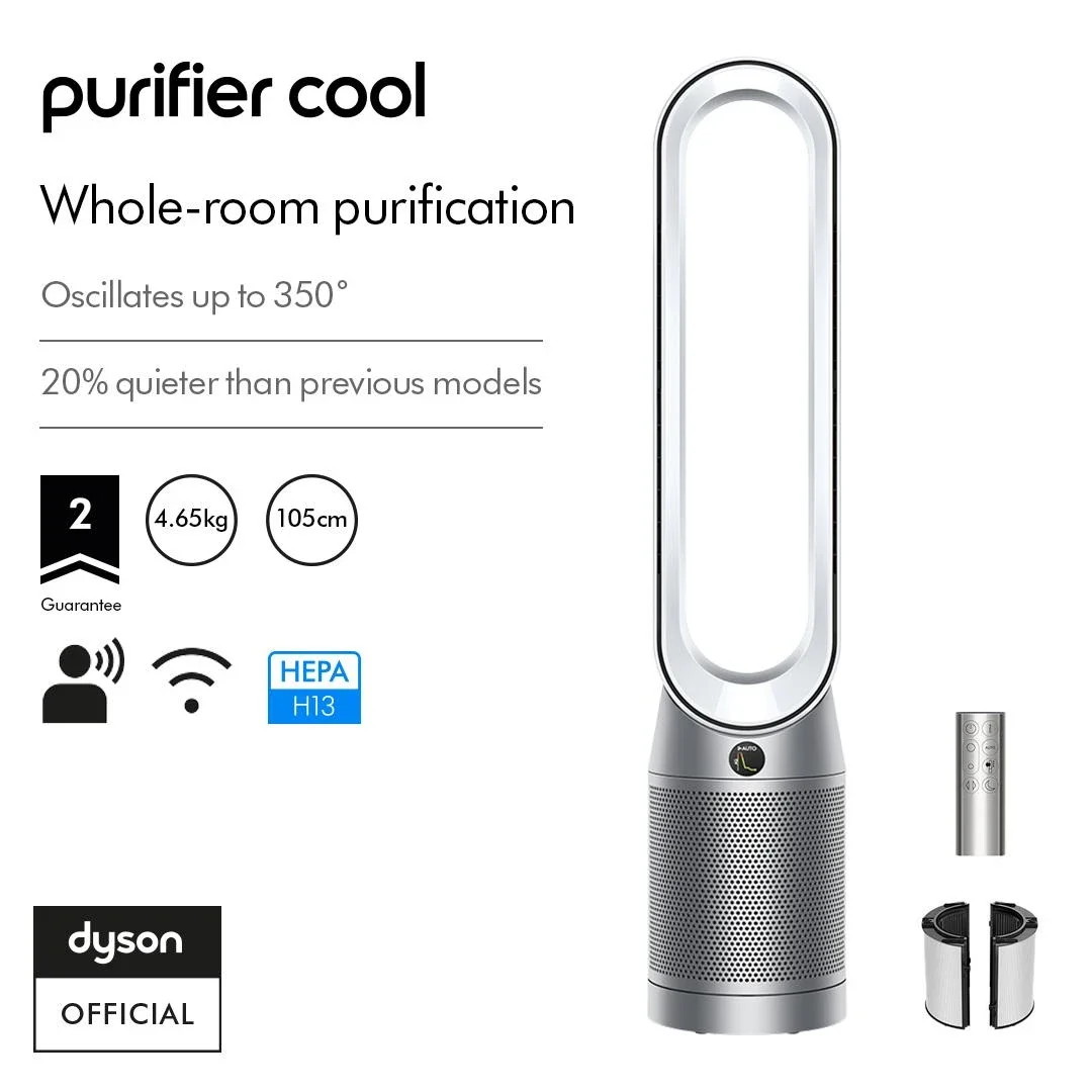 Dyson TP07 Purifier Cool™ purifying fan (White/Silver)