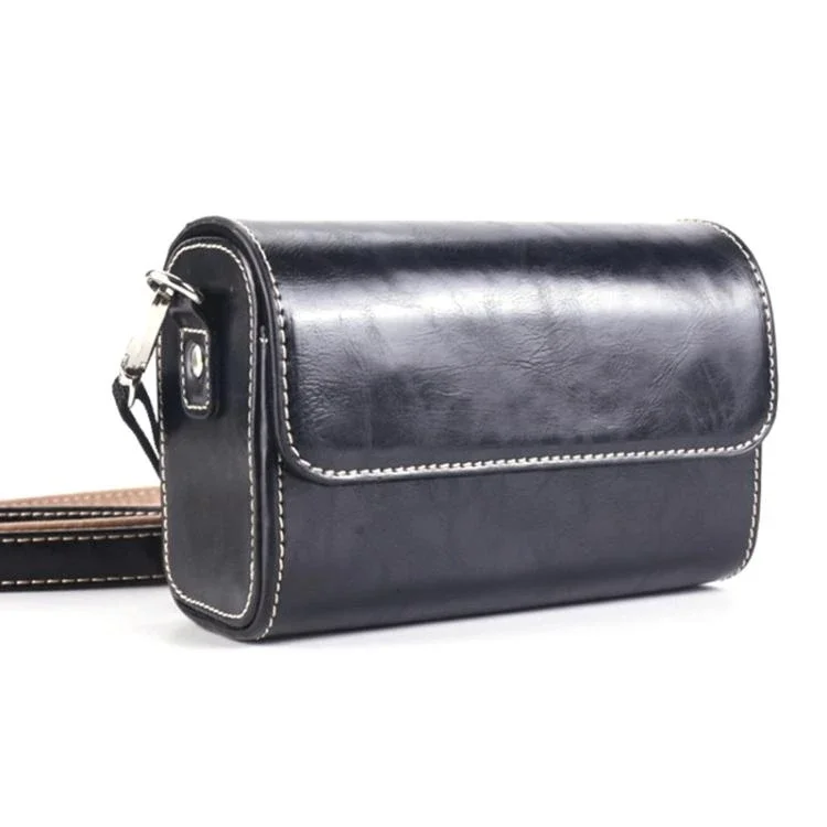 Camera Leather Case For Canon G7X3 -Black