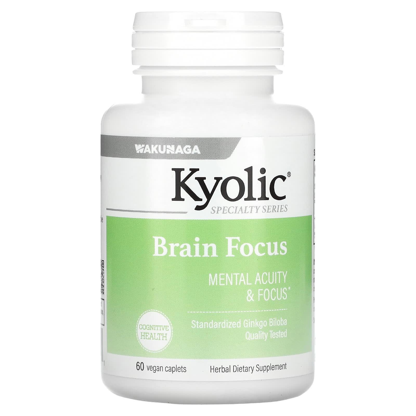 Kyolic, Brain Focus, 60 Vegetarian Caplets