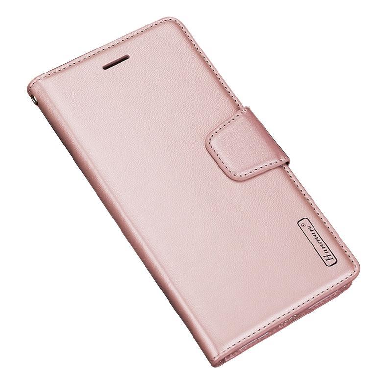 Nokia G60 5G Luxury Hanman PU Leather Wallet Flip Case Cover - Rose Gold