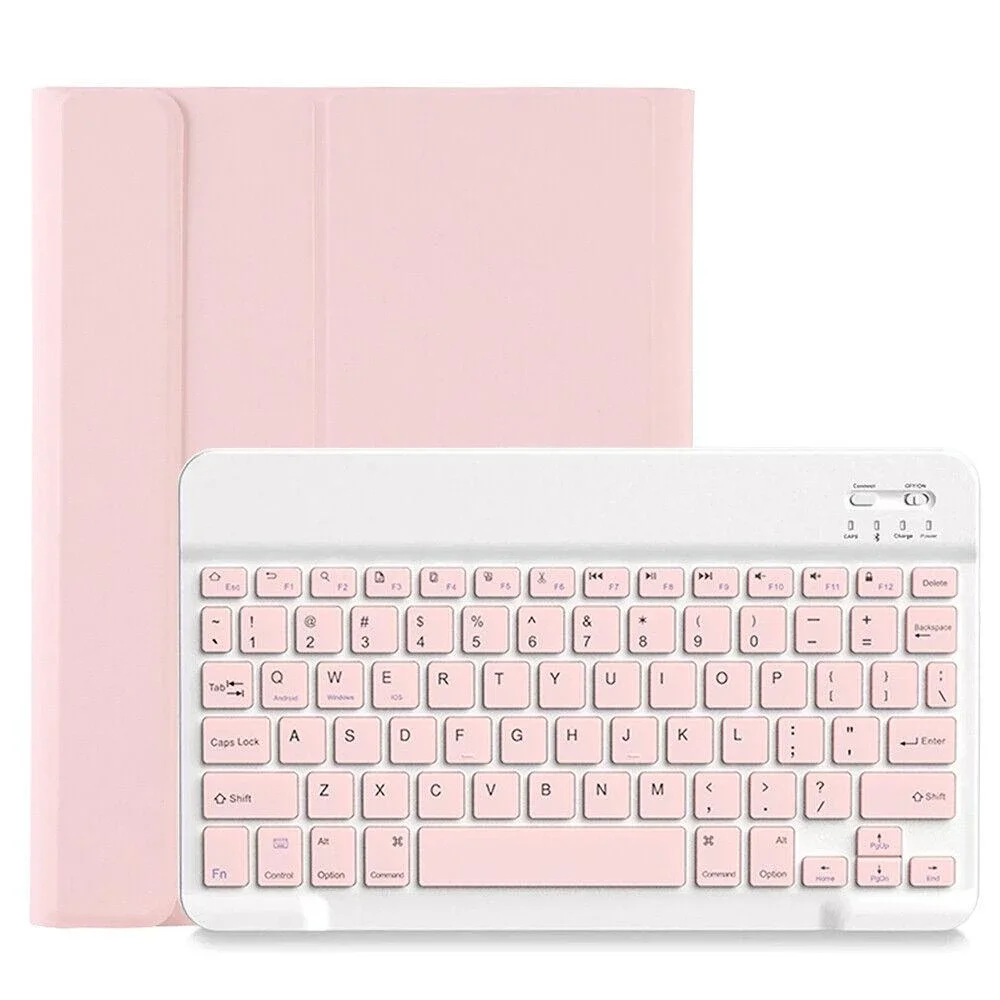 MCC iPad Pro 11 (2022) 4th Bluetooth Keyboard Case Cover Apple Pencil Slot [Pink]