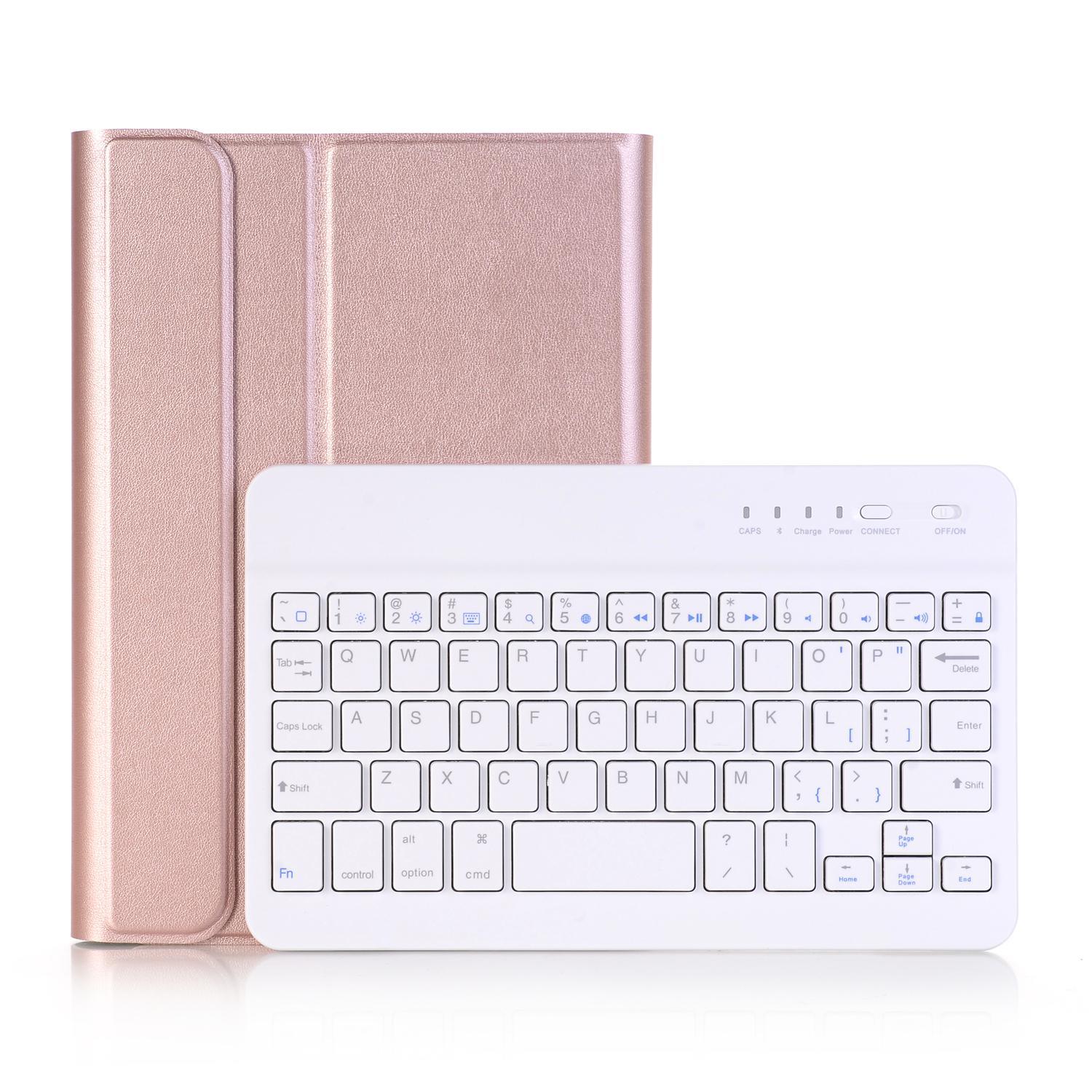 MCC Slim New iPad Air 1 Bluetooth Keyboard Case Cover Apple Air1 [Rose Gold]