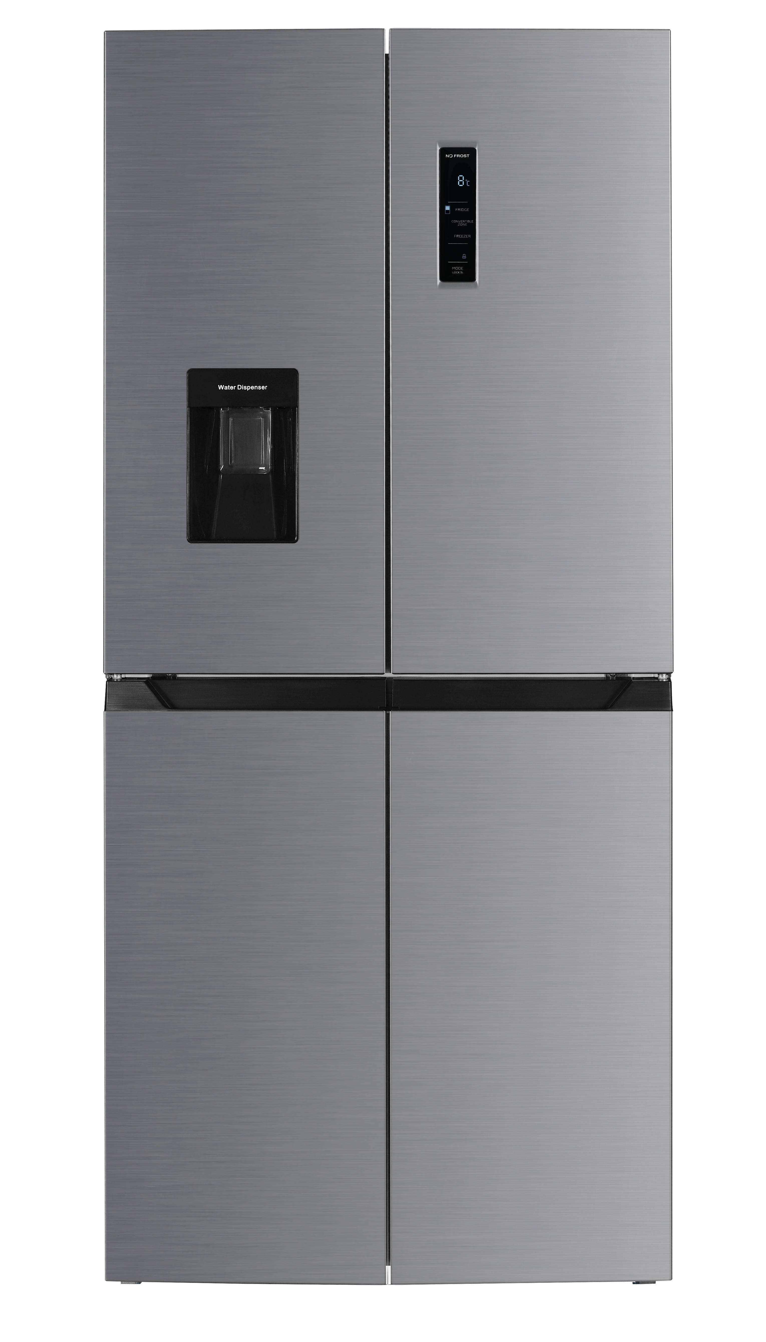 Kogan 464L French Door Fridge with Water Dispenser (Stainless Steel)