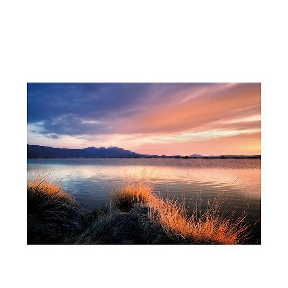 Dennis Frates Sunrise On Borax Pond Print (Blue/Orange) (40cm x 50cm)