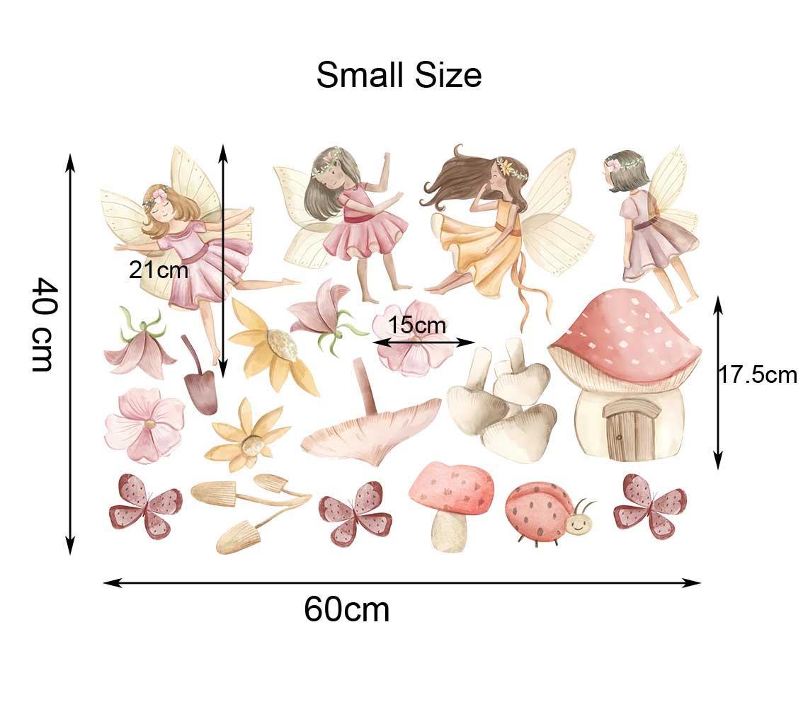 Flower Fairy Wall Sticker