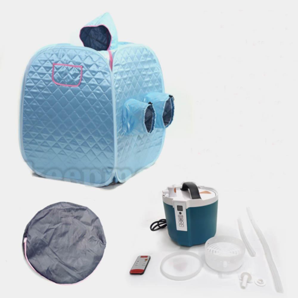 2L Portable Steam Sauna Tent Loss Weight Slimming Spa Home Salon Steamer Blue