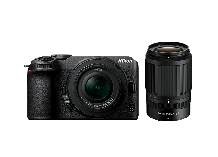 Nikon Z 30 Mirrorless Digital Camera with 16-50mm and 50-250mm Lens (International Ver.)