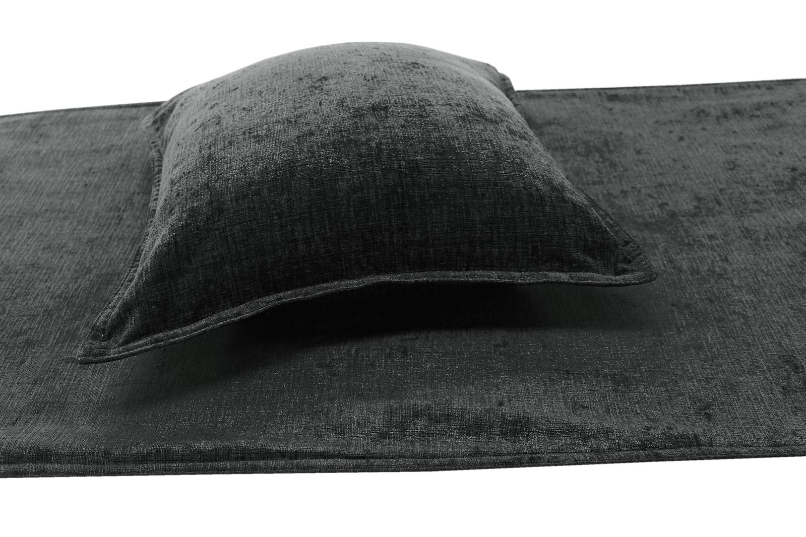 Parker Charcoal Bed Runner - King