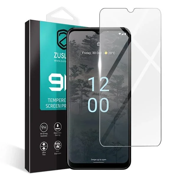 ZUSLAB Nokia G60 5G Tempered Glass Screen Protector Film 9H Hardness - Clear