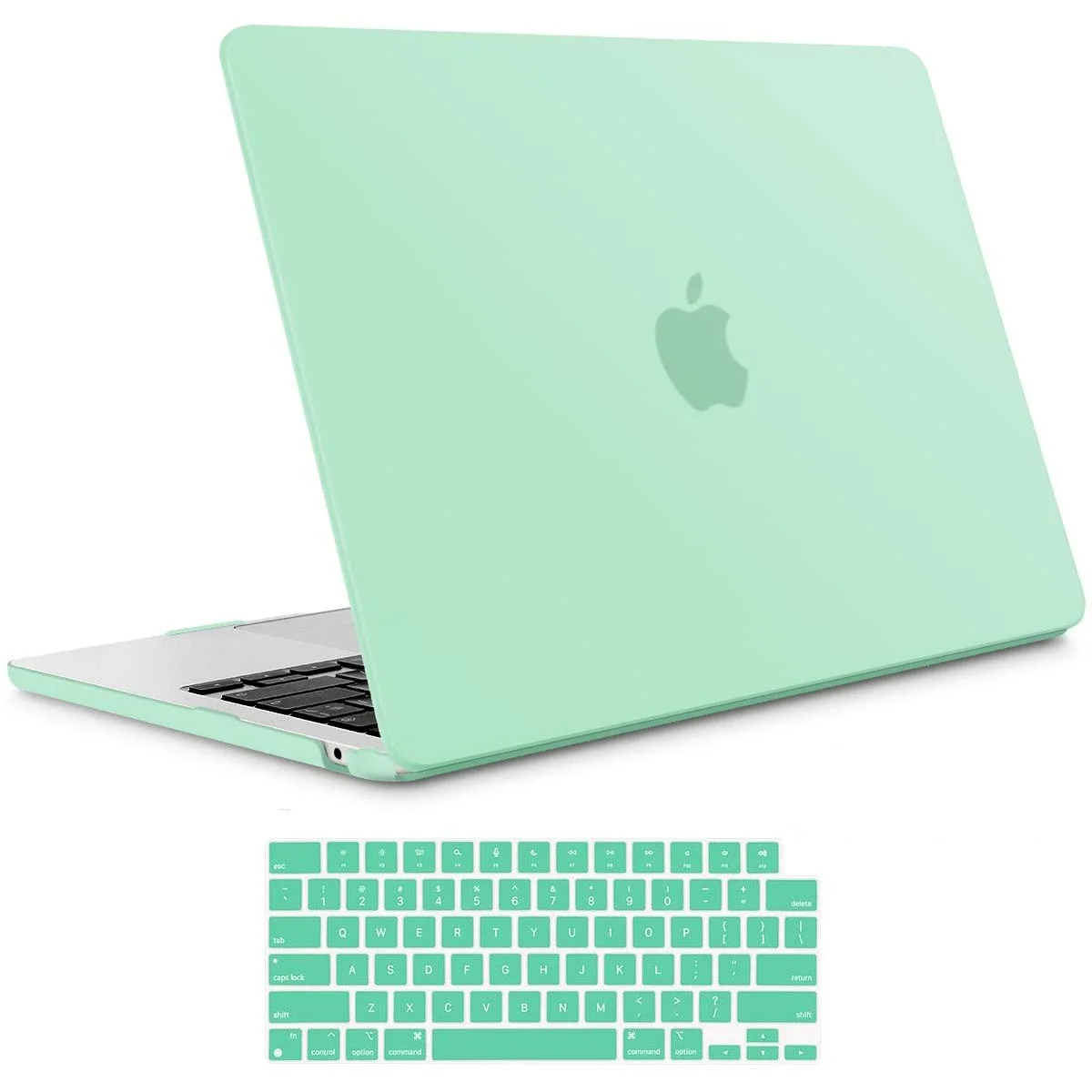 2022-2025 MacBook Air 13 inch case M2 A2681 M3 A3113 M4 A3240 Hard Shell Case Keyboard Cover Green