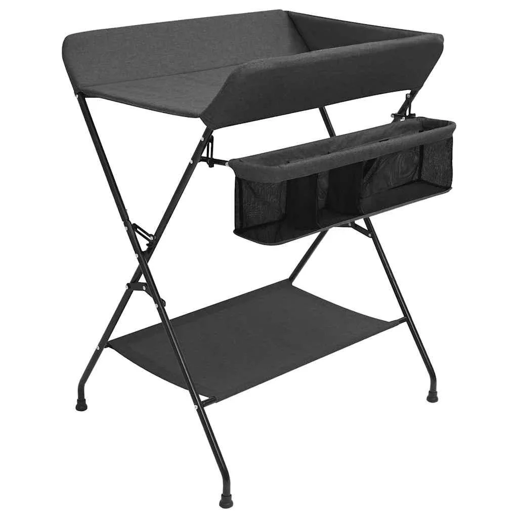 Changing Table Anthracite Iron vidaXL