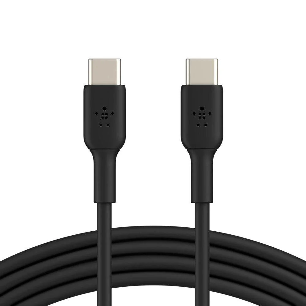 Belkin 2M USB-C to USB-C Data Charging Cable for HTC LG Samsung S9 S10 Black