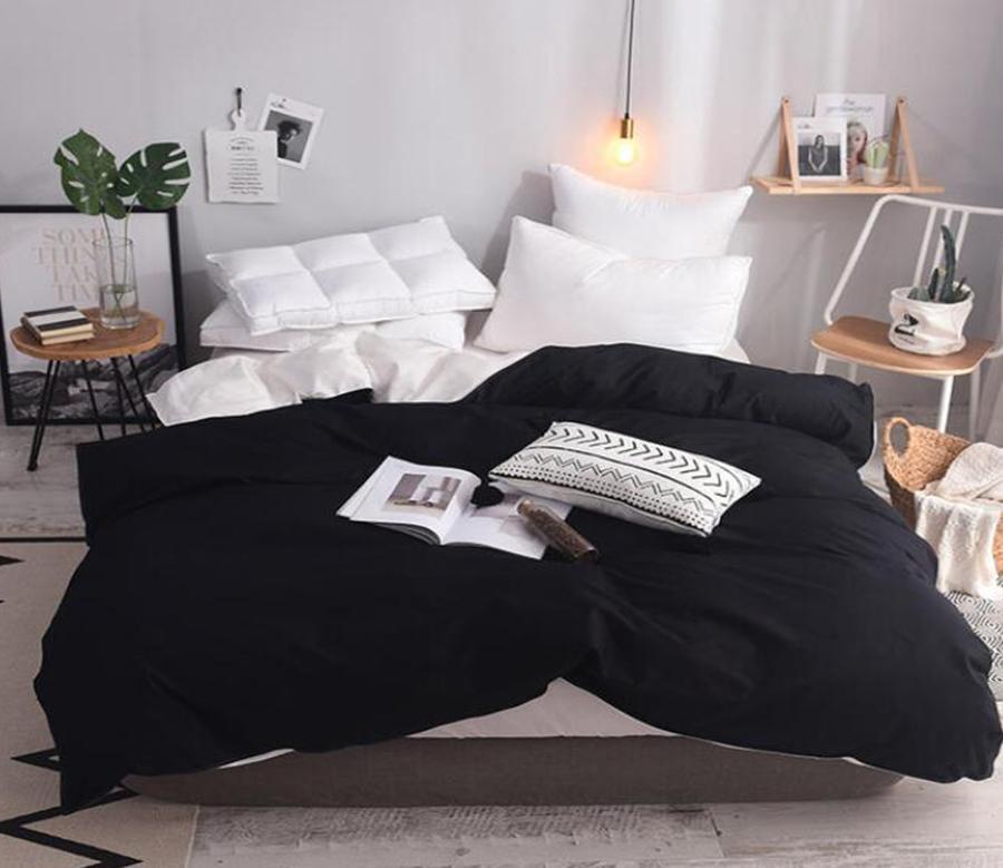 3D Black 3090 Quilt Cover Set Bedding Set Pillowcases 3D Duvet cover