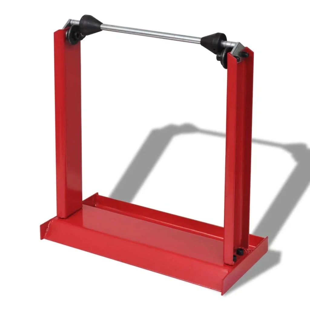 Professional Motorcycle Wheel Balancing Stand Red vidaXL