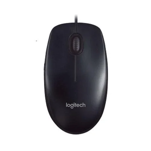 Logitech M90 USB Mouse - Black