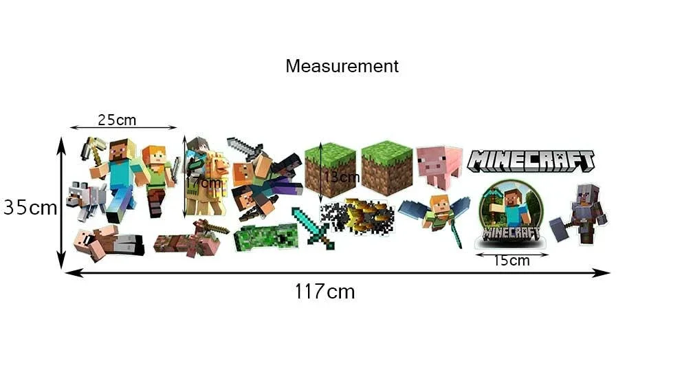 Minecraft Wall Decal