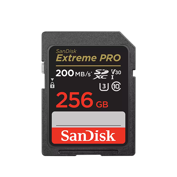 Sandisk 256Gb Extreme Pro Memory Card 200Mbs