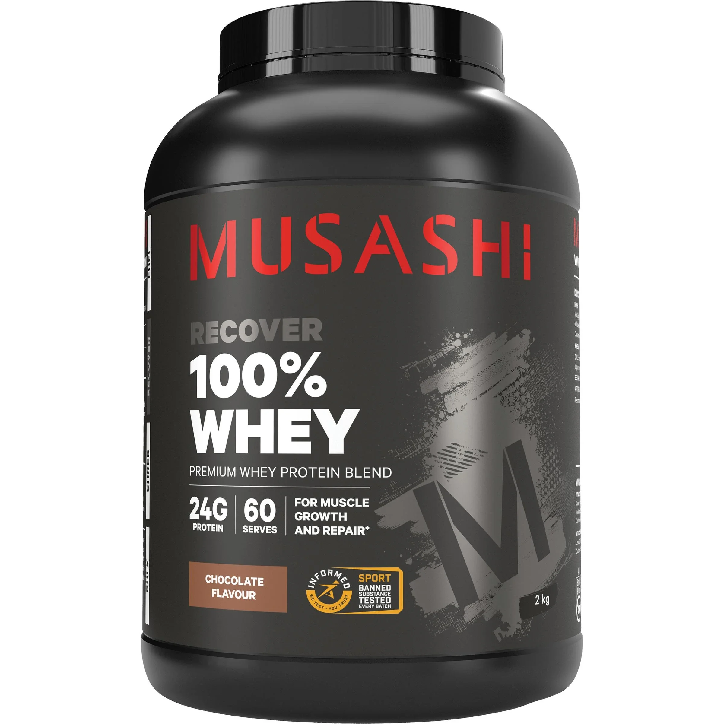 MUSASHI 100% Whey Protein Powder