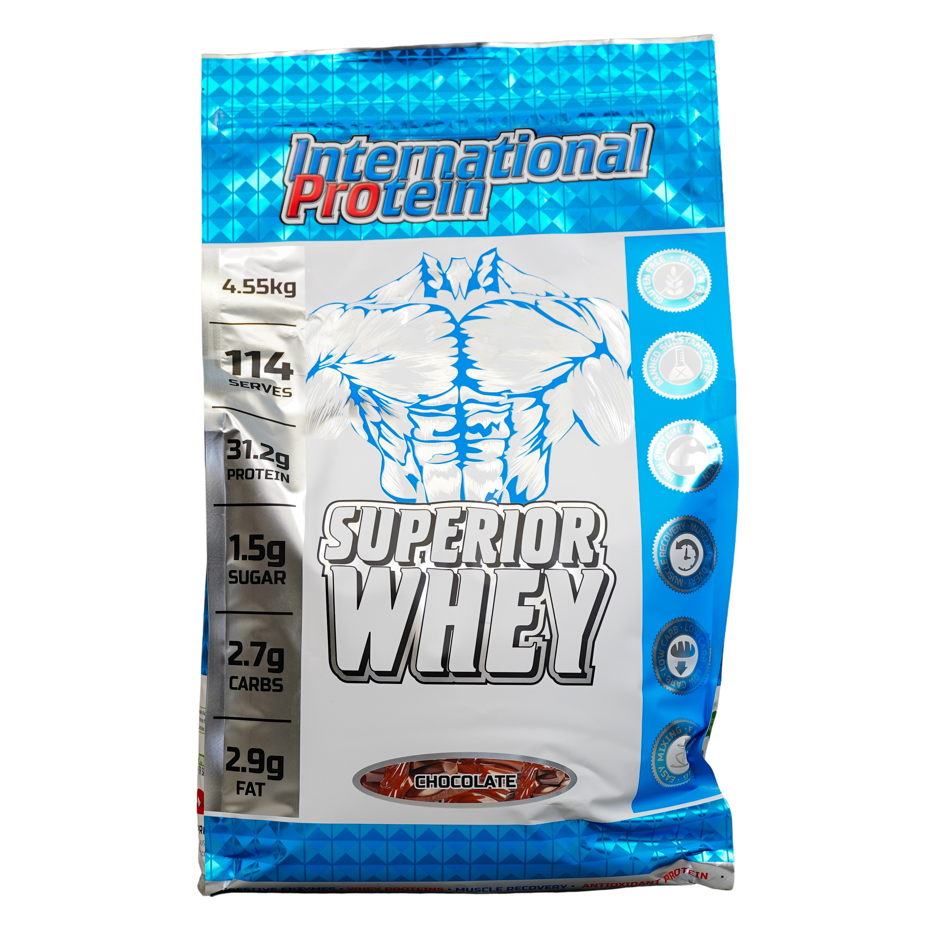 INTERNATIONAL PROTEIN Superior Whey Protein Powder