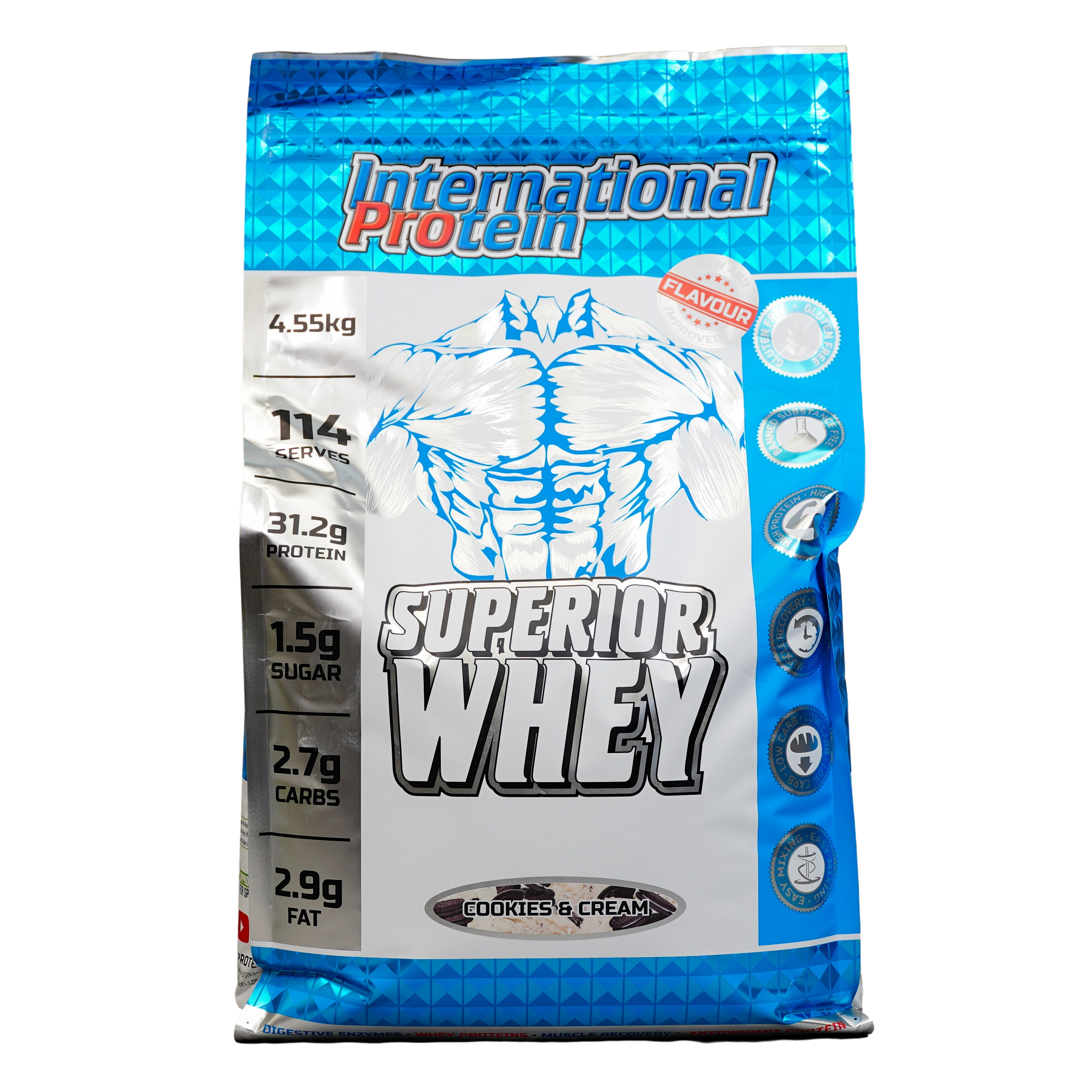 INTERNATIONAL PROTEIN Superior Whey Protein Powder