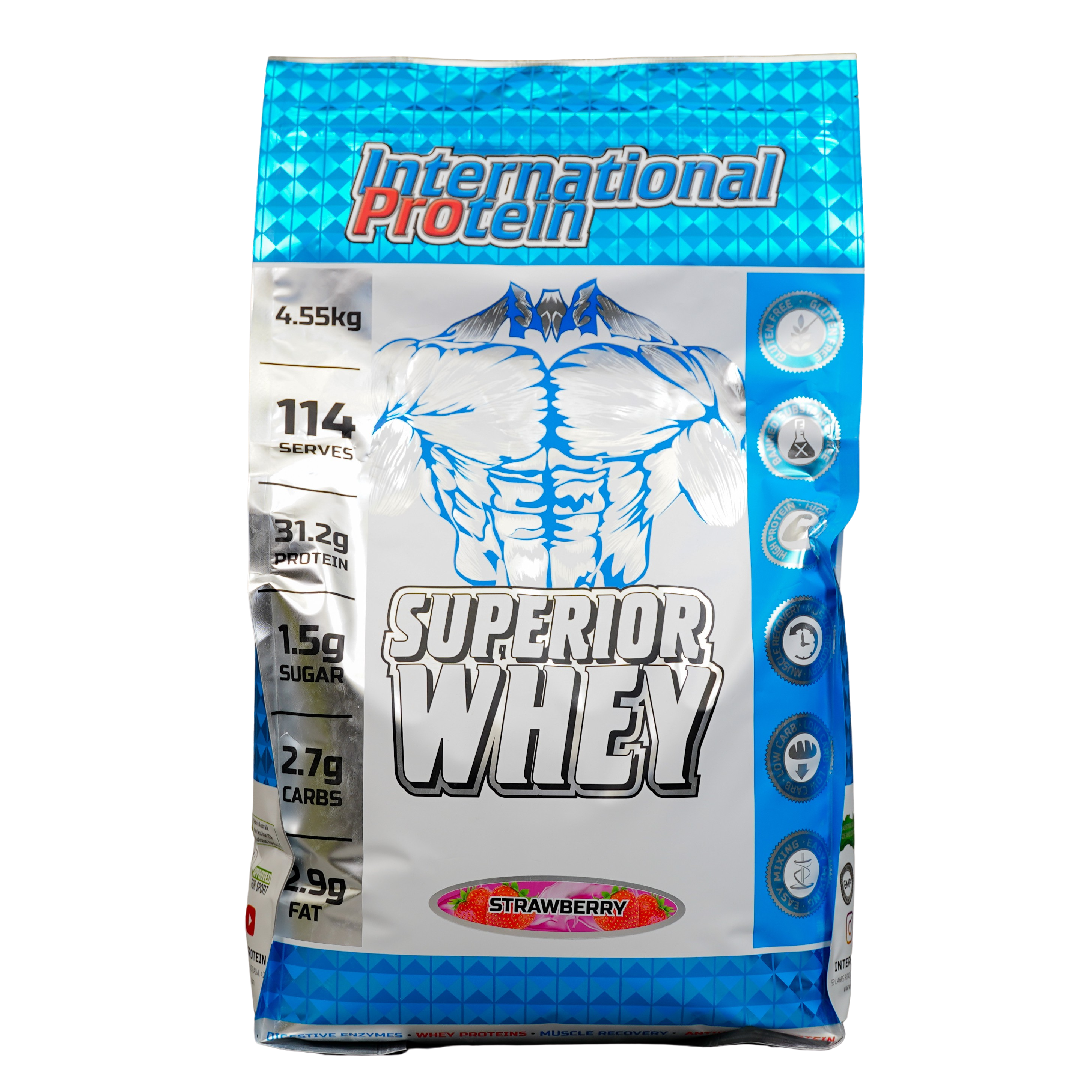 INTERNATIONAL PROTEIN Superior Whey Protein Powder