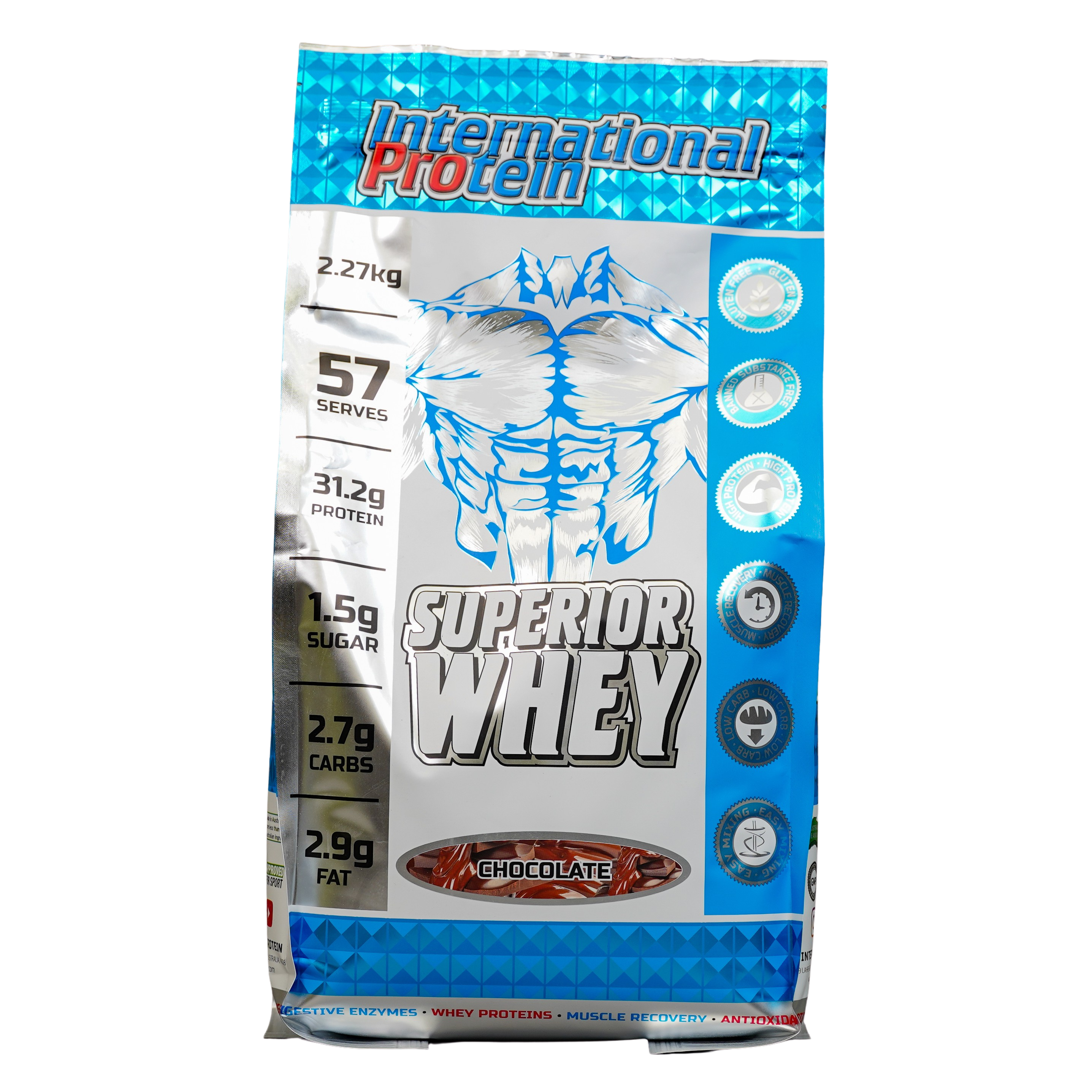 INTERNATIONAL PROTEIN Superior Whey Protein Powder