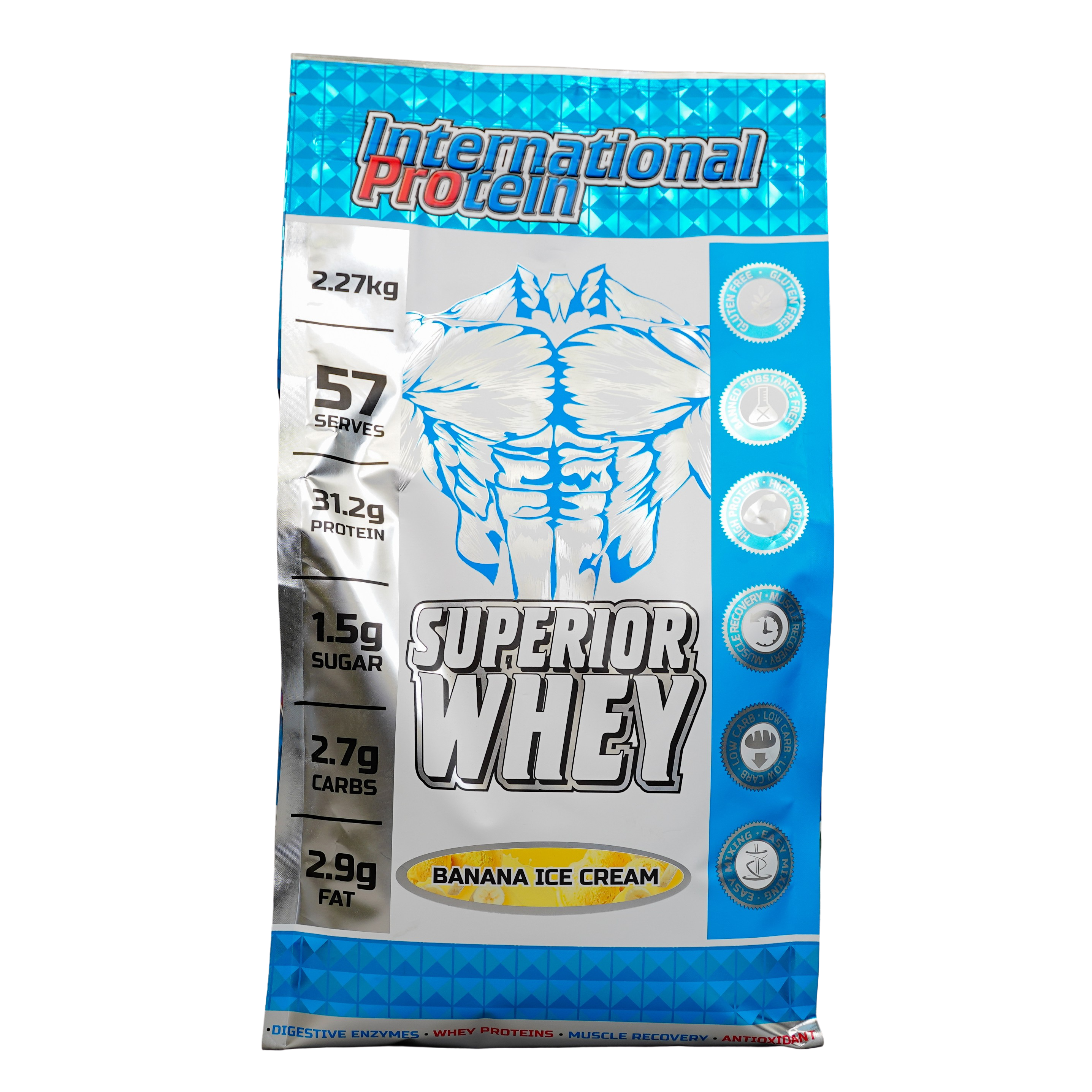 INTERNATIONAL PROTEIN Superior Whey Protein Powder