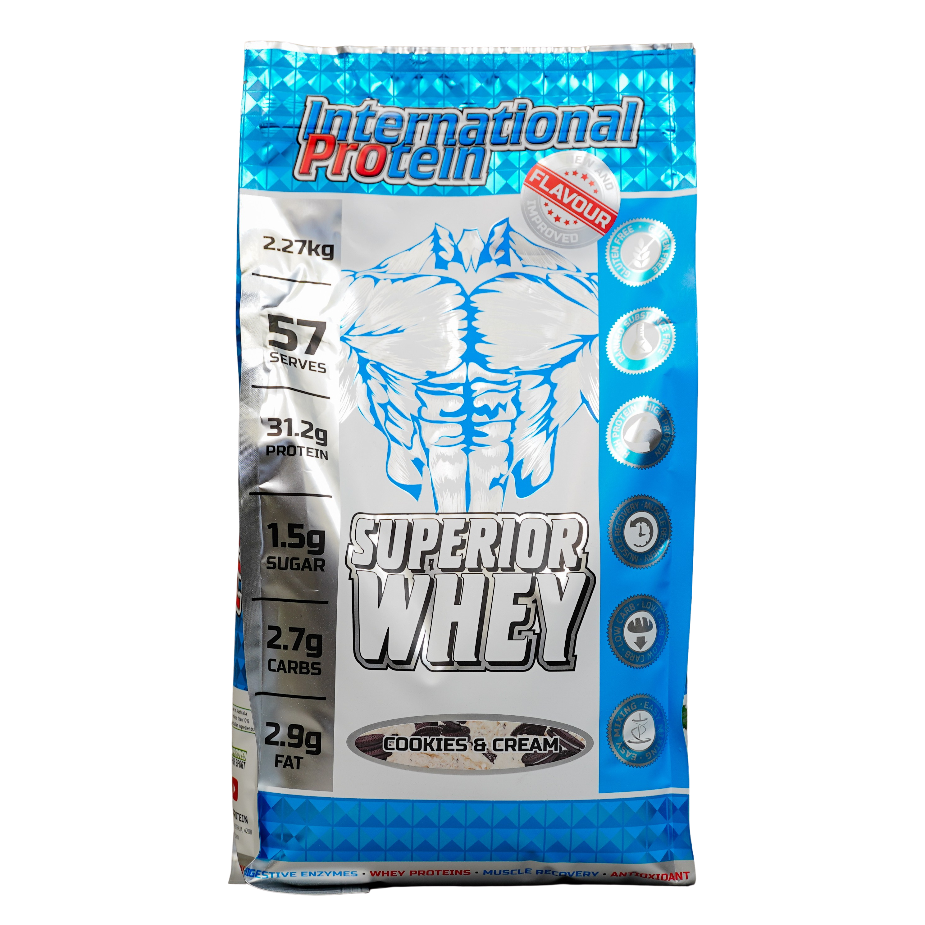 INTERNATIONAL PROTEIN Superior Whey Protein Powder
