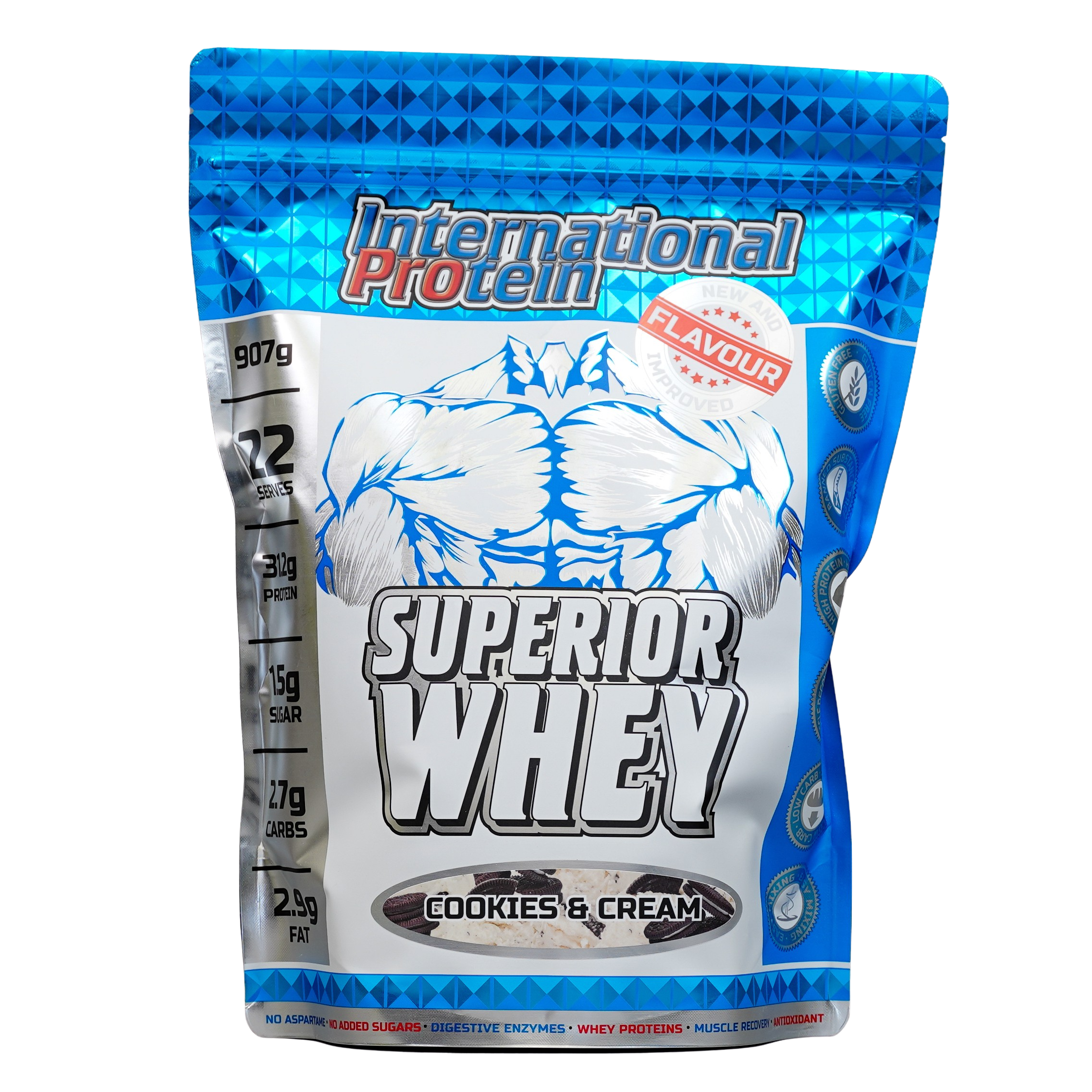 INTERNATIONAL PROTEIN Superior Whey Protein Powder