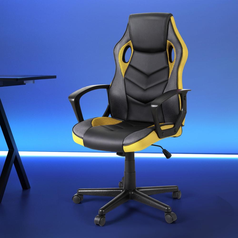 Artiss Gaming Office Chair Computer Chairs Yellow