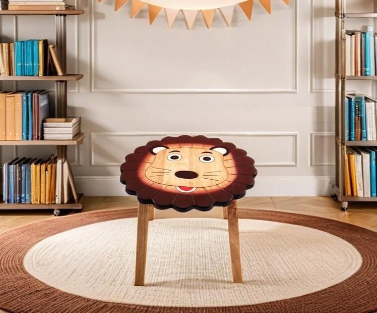 Wooden Kids Table Toddler Study Desk MANGO TREE Children Timber Furniture