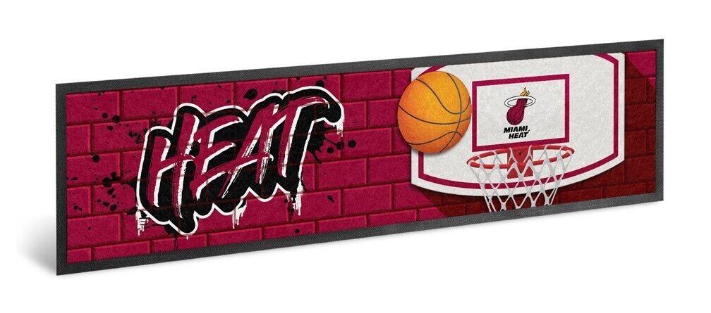 NBA Bar Runner - Miami Heat - Bar Mat