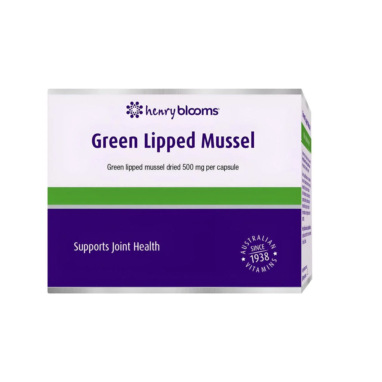 Henry Blooms Green Lipped Mussel 120 Capsules