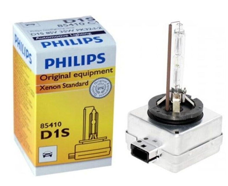 1 x D1S Genuine PHILIPS Car Headlight Xenon Standard Vision HID Bulb 4200K 35W OEM