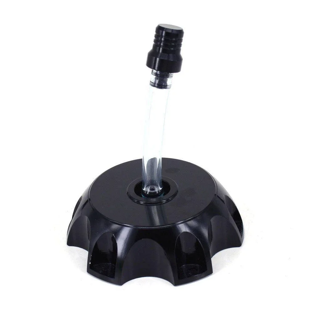 Black Gas Fuel Tank Cap w' Breather Dirt Pirt Bike XR50 CRF50 CRF70 SSR Thumpstar