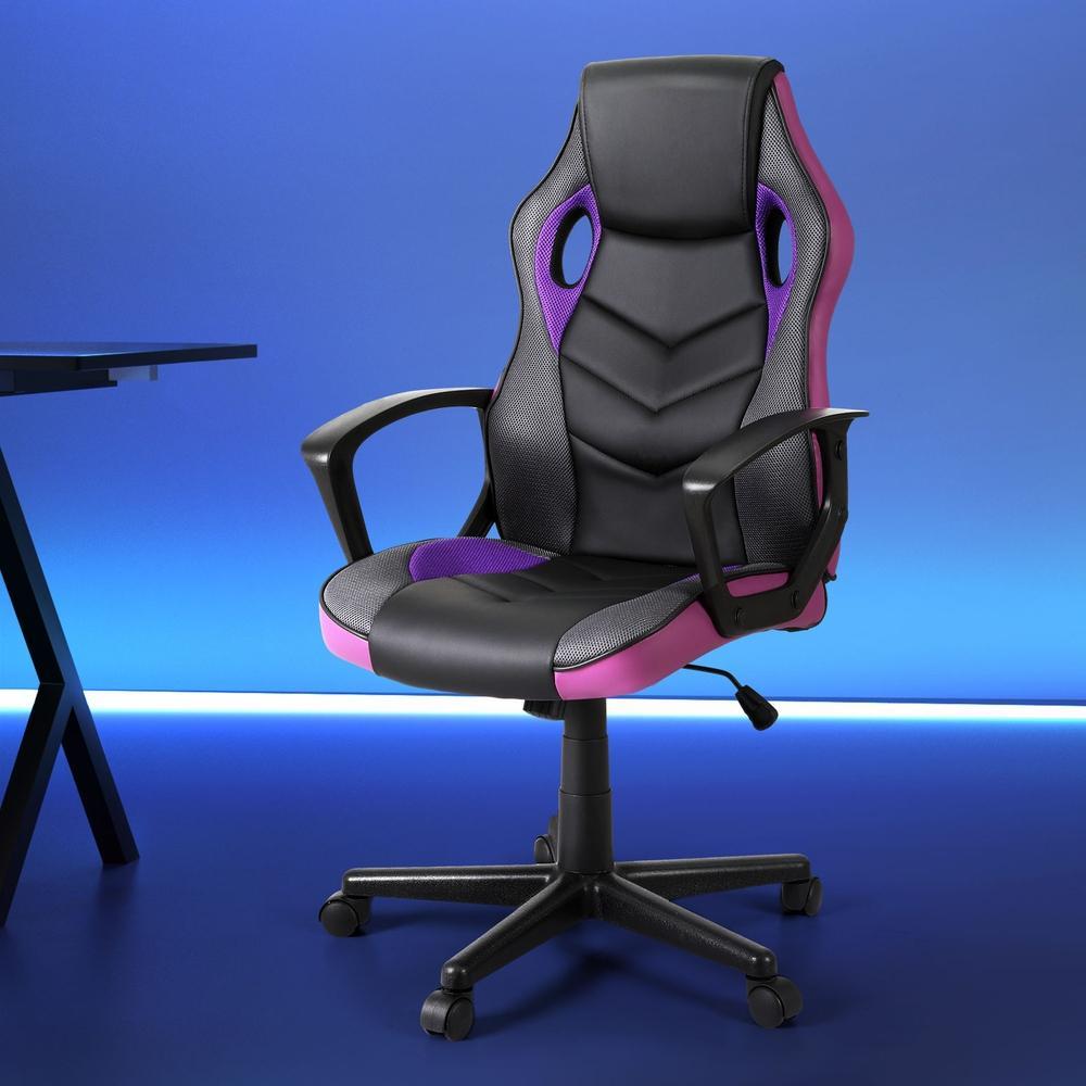 Artiss Gaming Office Chair Computer Chairs Purple