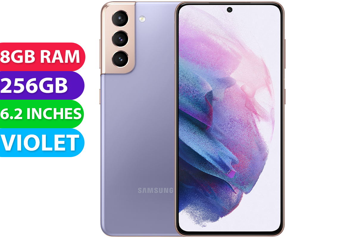 Samsung Galaxy S21 5G (256GB, Violet) - Refurbished - As New