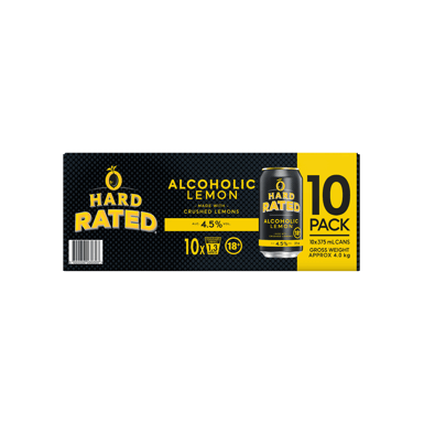 Hard Rated 10 Pack Cans 375ml